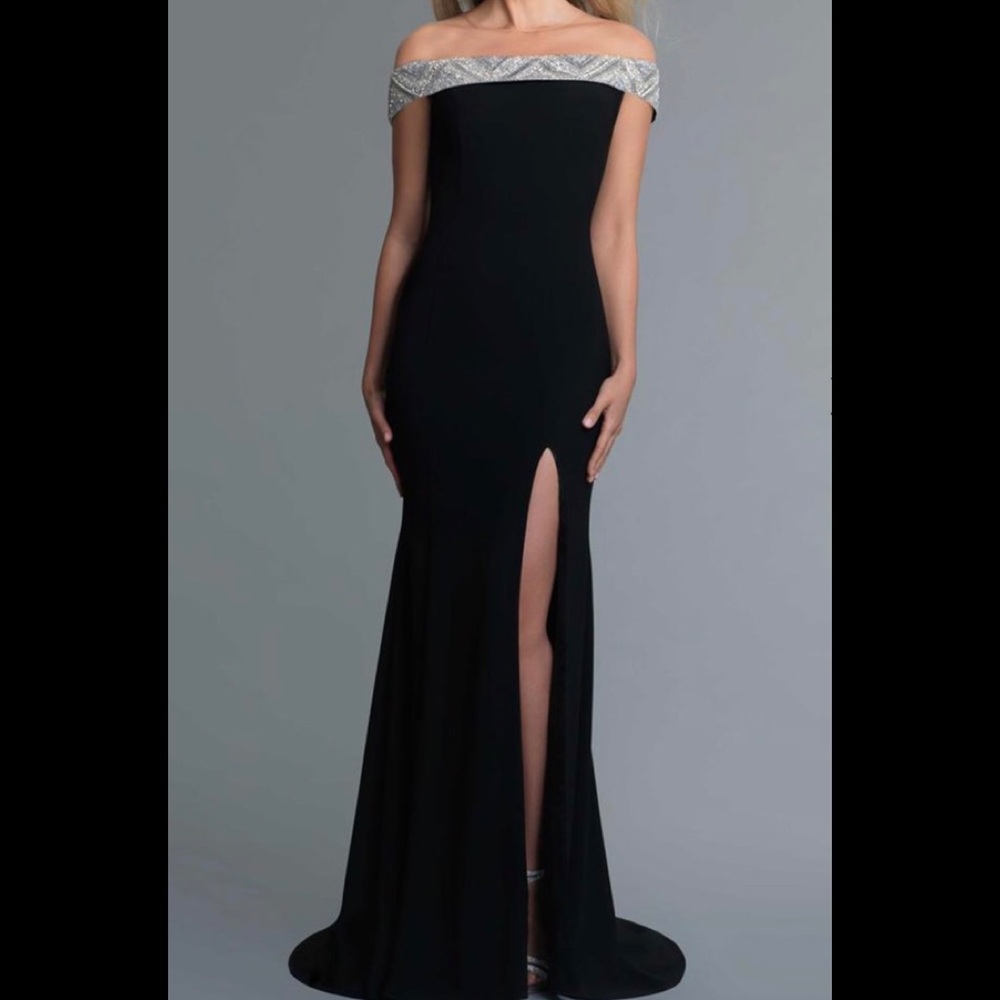 Black formal dress